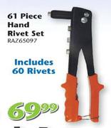 Hand Rivet Set-61 Piece