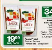 Pasta Freddi (Sauce-Tomato/Arrabbiata-Bolonaise)-200g Each