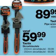 Tactix Skroefsleutels-200mm