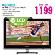 Telefunken FHD LCD TV-19"