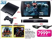 PS3 160GB Plus 3D Monitor Plus Sound Bar