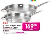 Aro Stainless Steel Professional Frypan-24cm