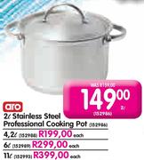 Aro Stainless Steel Professional Cooking Pot-11l