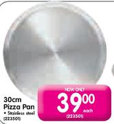 Pizza Stainless Steel Pan-30cm