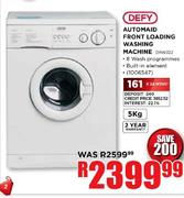 Defy Automaid Front Loading Washing Machine-5Kg