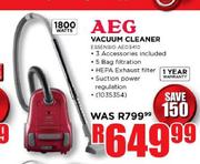 AEG Vacuum Cleaner-Each