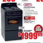 Defy 4 Plate Stove