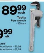 Tactix Pipe Wrench-330mm Each