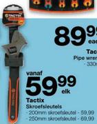 Tactix Skroefsleutels-250mm Elk