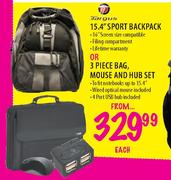 Targus Sport Backpack-15.4"-Each
