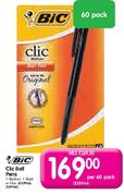 Bic Clic Ball Pens-per 60 pack