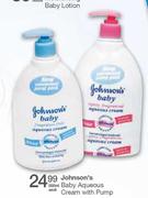 Johnson's Baby Aqueous Cream With Pump-500ml