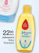 Johnson's Baby Shampoo-200ml