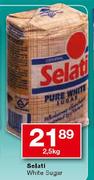 Selati White Sugar-2.5kg