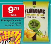 Flanagan's Kettle Fried Chips-125gm