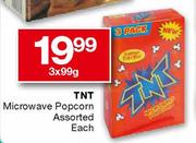 TNT Microwave Popcorn-3 x 99gm