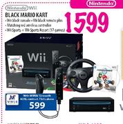 Nintendo Wii Black Mario Kart