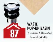 Waste Pop-Up Basin-32mm