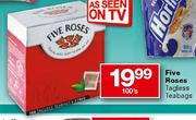 Five Roses Tagless Teabags-100's