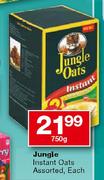 Jungle Instant Oats Assorted, Each-750g
