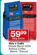 Vida e Caffe Estrela Blend 100% Arabica Coffee (Beans/Ground)-250g each