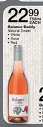 Balance Buddy Natural Sweet(White/Rose/Red)-750ml Each