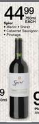 Spier Merlot Cabernet Sauvignon/Shiraz/Pinotage-750ml Each 