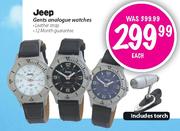 Jeep Gents Analogue Watches-Each