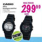 Casio Mens Analogue Watches-Each