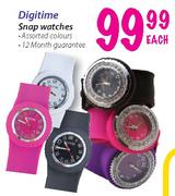 Digitime Snap Watches-Each