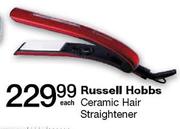 Russell Hobbs Ceramic Hair Straightener-Each