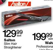 Salton Slim Hair Straightener-Each