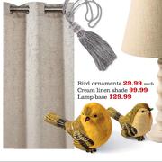 Cream Linen Shade