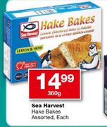 Sea Harvest Hake Bakes Assorted-360g Each