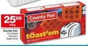 County Fair Crumbed Chicken Toast'ems-400g