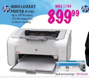 HP Mono Laserjet Printer (P1102)
