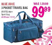 Blue Juice 3 Pocket Travel Bag