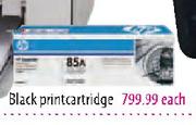 HP Black Print Cartridge-each