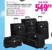 Cellini 61cm Upright Trolley Case-each
