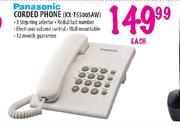 Panasonic Corded Phone (KX-TS500SAW)