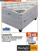Leonardo Euro Top No-Turn Queen Bedset