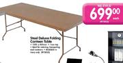 Steel Deluxe Folding Canteen Table-1850 x 800mm