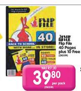 Flip File 40 Pages plus 10 Free-per pack