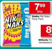 Simba Nik Naks Party Pack-200g 