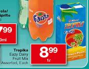 Tropika Eazy Dairy Fruit Mix Assorted-1l Each