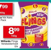 Willards Flings Verskeidenheid-150g Elk