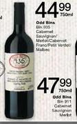 Odd Bins Bin 935 Cabernet Sauvignon/Merlot/Cabernet Franc/Petit Verdot/Malbec - 750ml