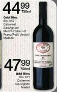 Odd Bins Bin 911 Cabernet Sauvignon Merlot - 750ml