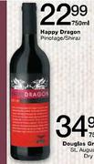 Happy Dragon Pinotage/Shiraz - 750ml