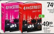 4th Street Natural Sweet Rose/sweet Red - 3 Ltr Each